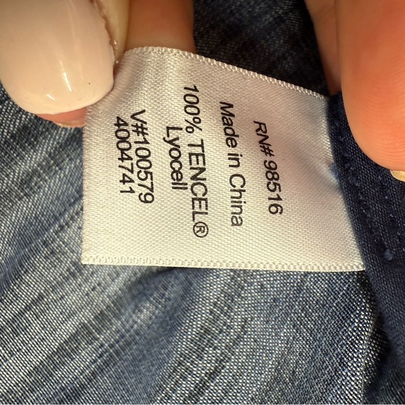 Cold water Creek Denim Dress Size 14 - Picture 8 of 8